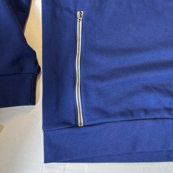 Xersion 2XL Big & Tall French Terry Hoodie Blue Depth Soft Touch NWT Streetwear - Picture 8 of 14